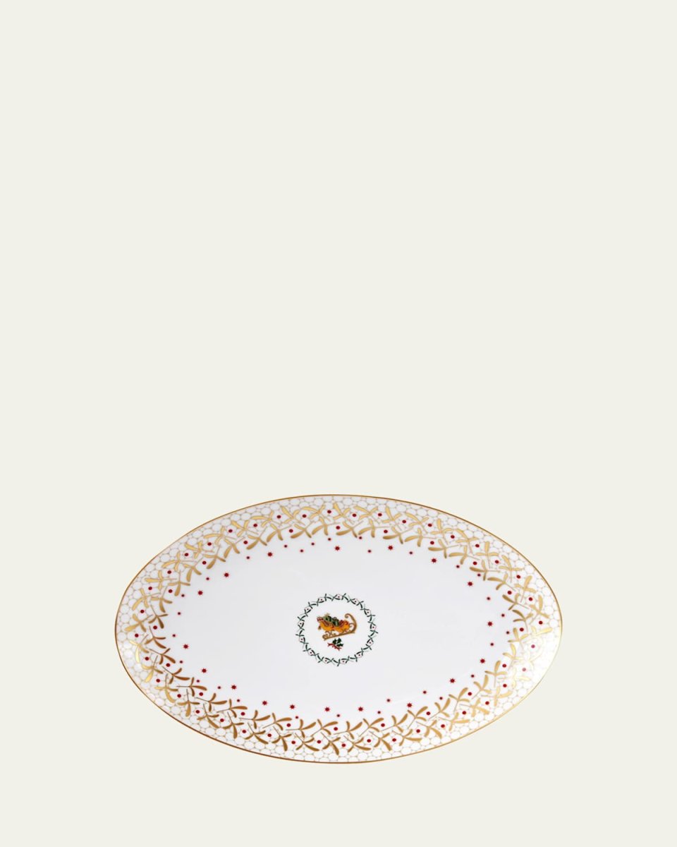 Noel Oval Platter, 13"
